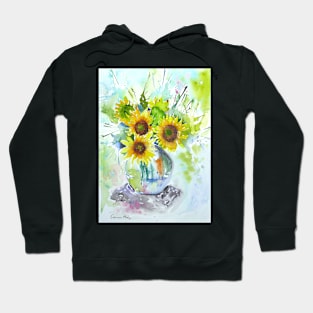 Sunflowers in a Vase Hoodie